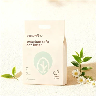Biologisch abbaubares Tofu-Katzenstreu